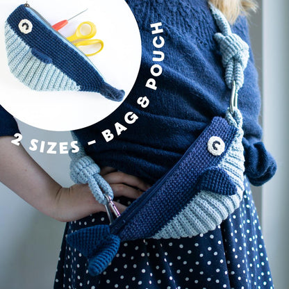 Whale Messenger Cross Body Bag Crochet Pattern