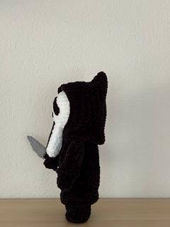 Ghostface Scream Amigurumi Crochet Pattern