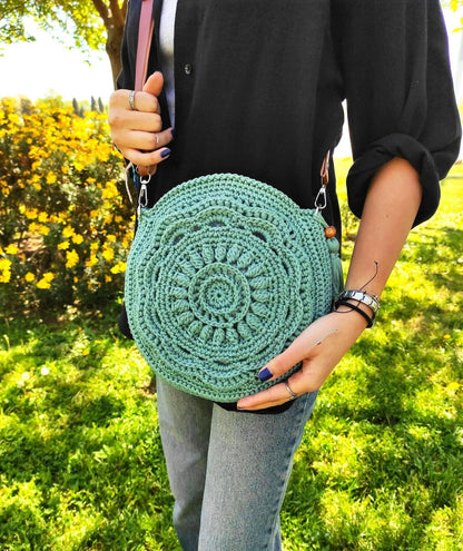 Boho Crossbody Bag Crochet pattern - OR