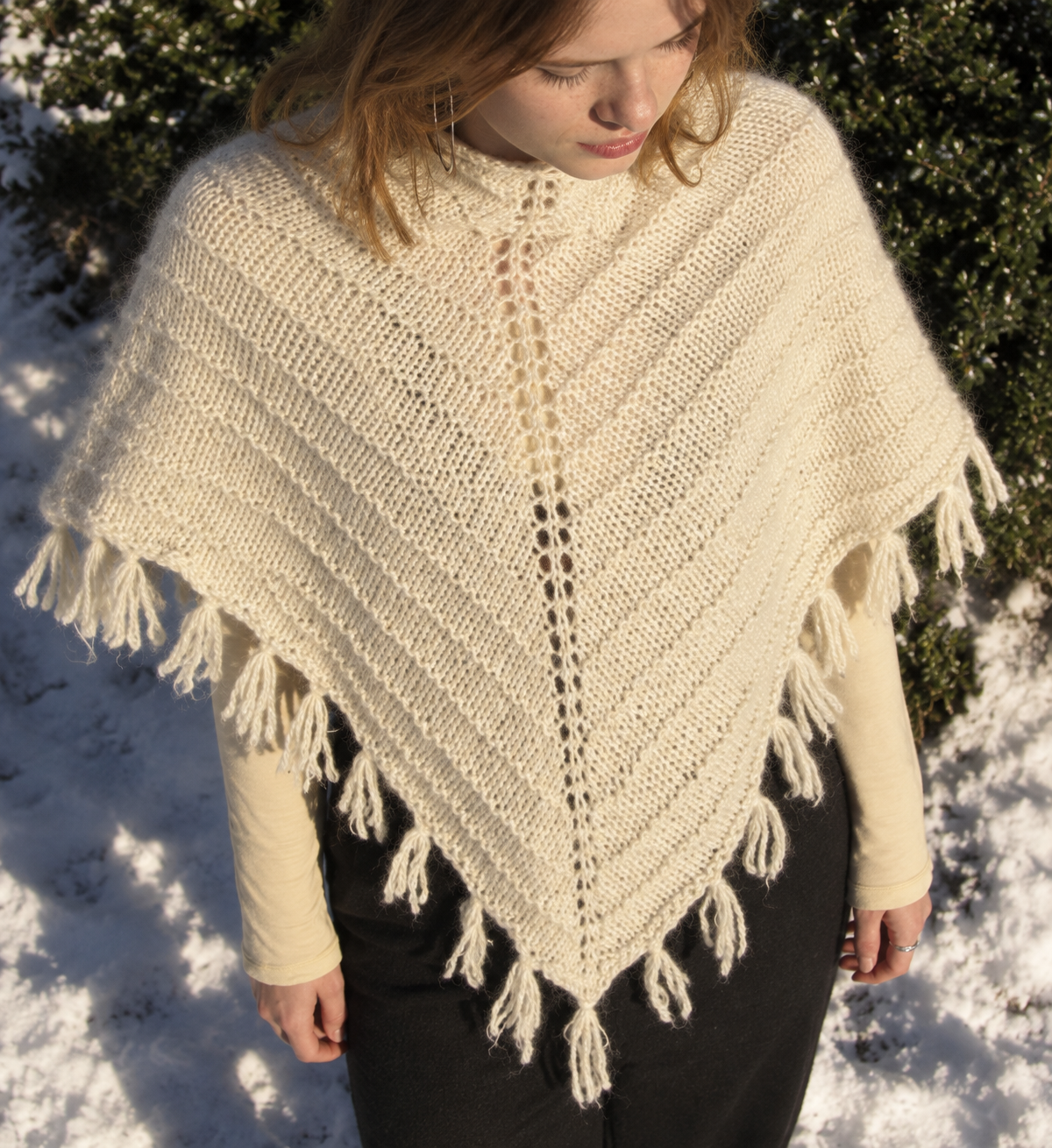 Freya Nordic Poncho Knitting Pattern