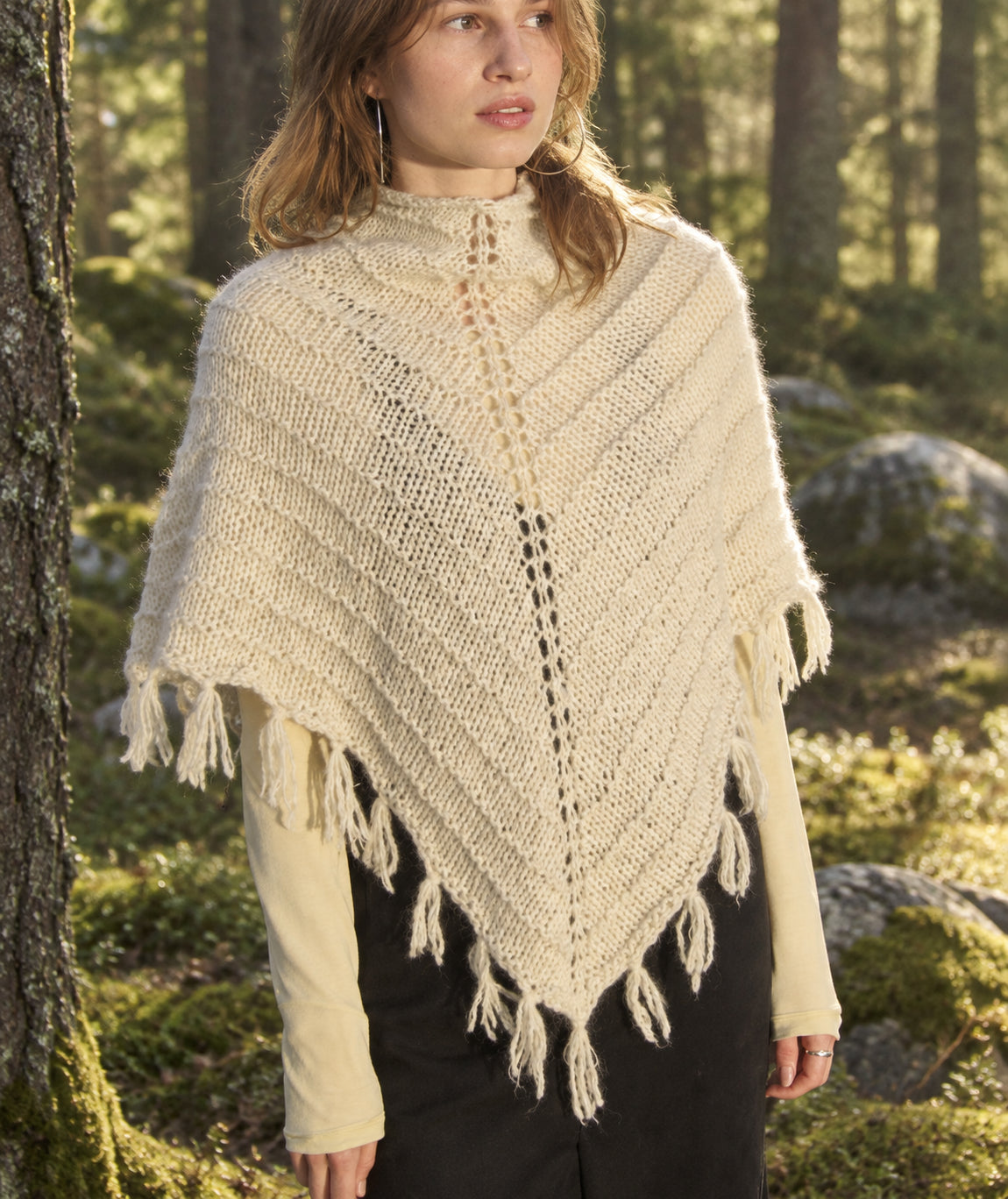 Freya Nordic Poncho Knitting Pattern