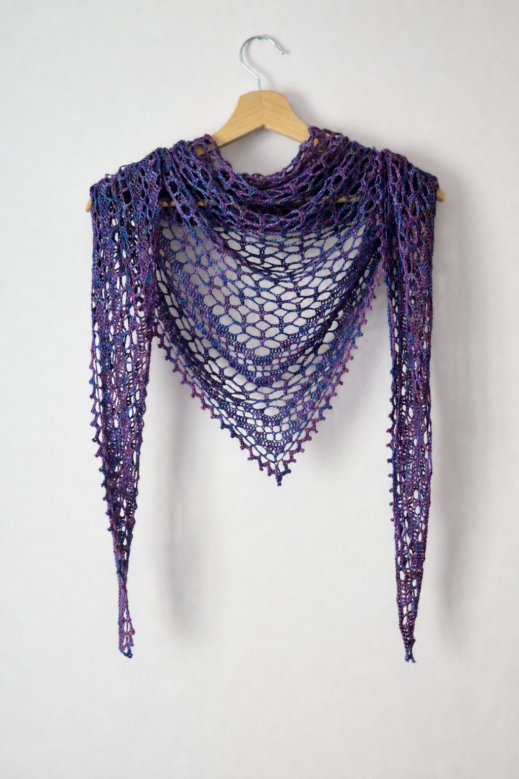 Nightfall Lace Shawl Crochet Pattern
