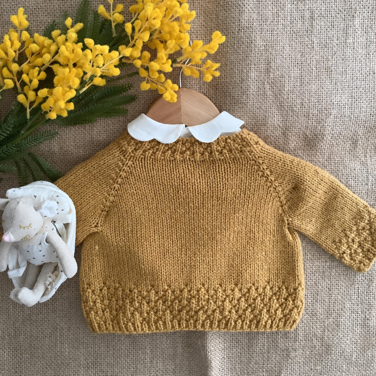Pineapple Cardigan and Romper Knitting Pattern