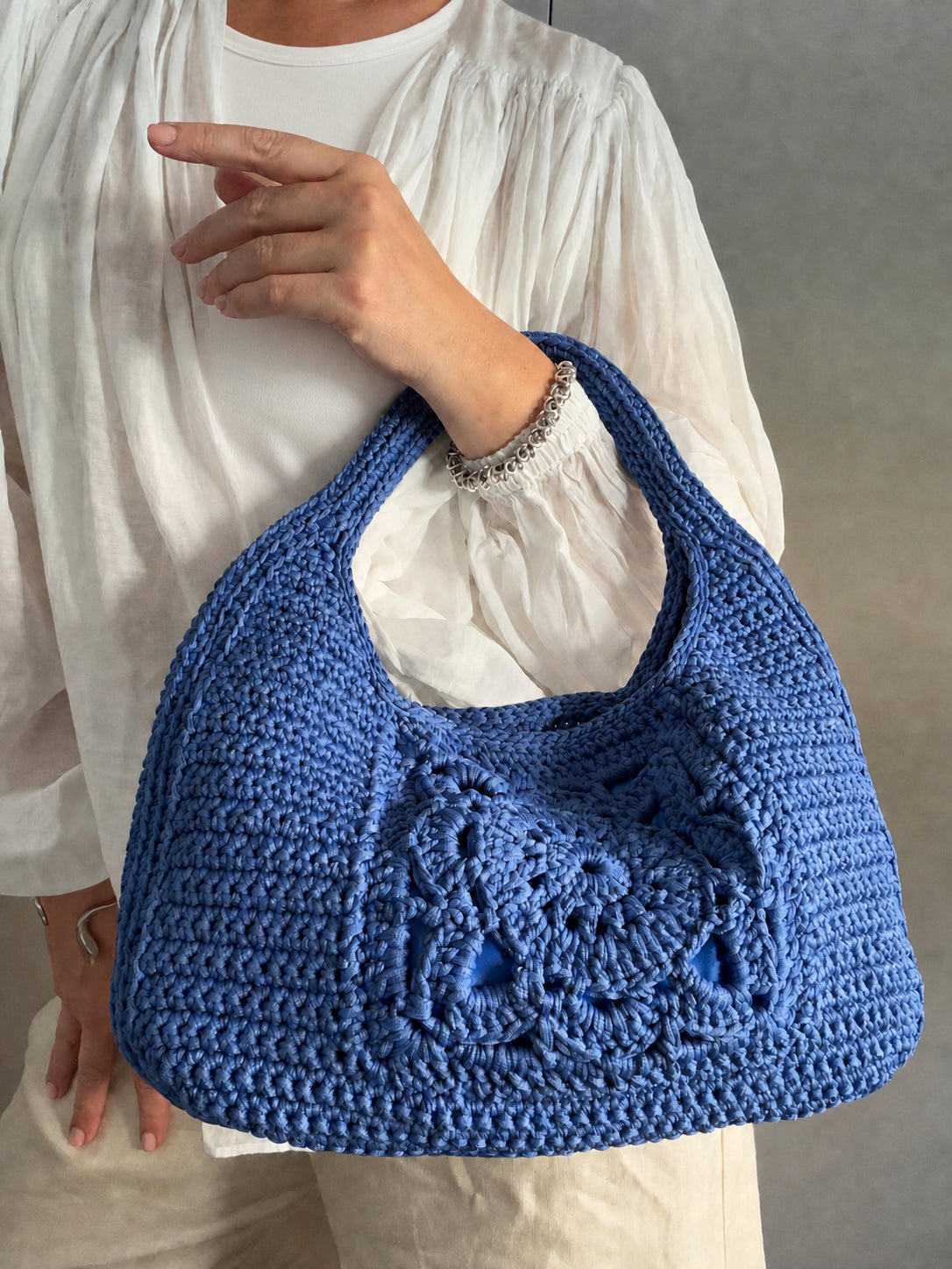 Raffia Wool Handbag Crochet Pattern