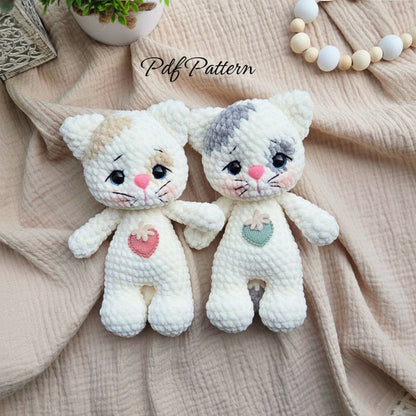 Cute Kitten Toy Crochet Pattern