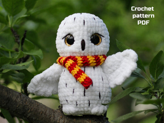 Amigurumi Snowy Owl Crochet Pattern