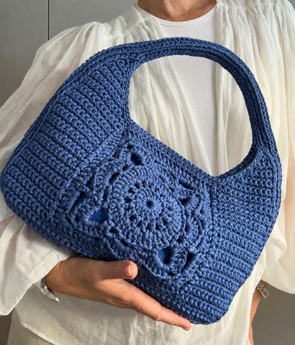 Raffia Wool Handbag Crochet Pattern