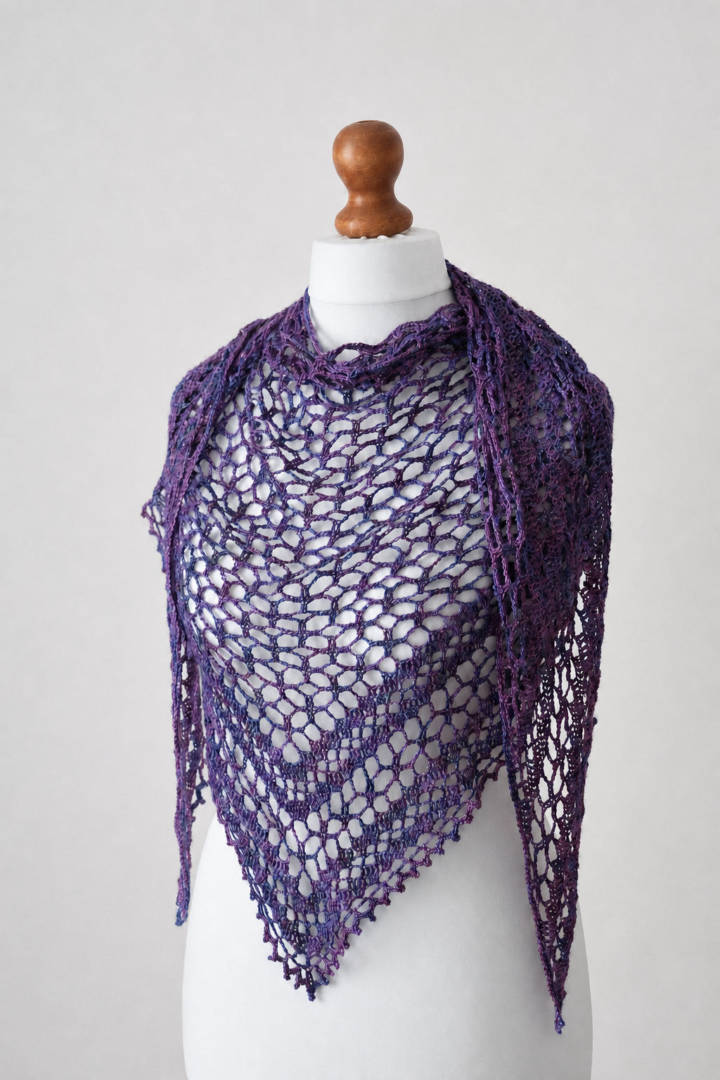 Nightfall Lace Shawl Crochet Pattern