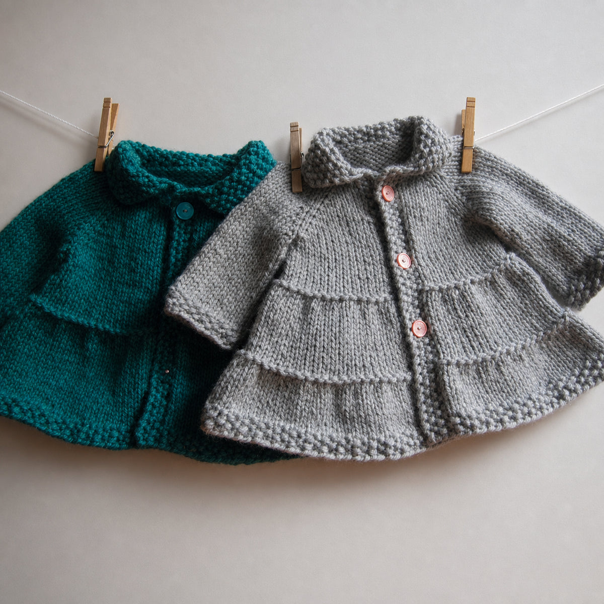 Baby + Toddler Tiered Coat Knitting Pattern