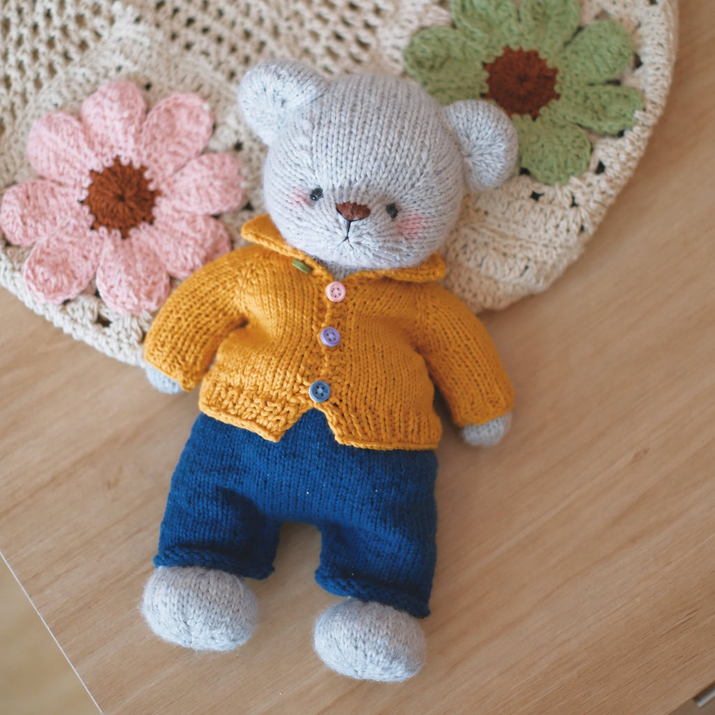 Cozy Teddy Bear Knitting Pattern