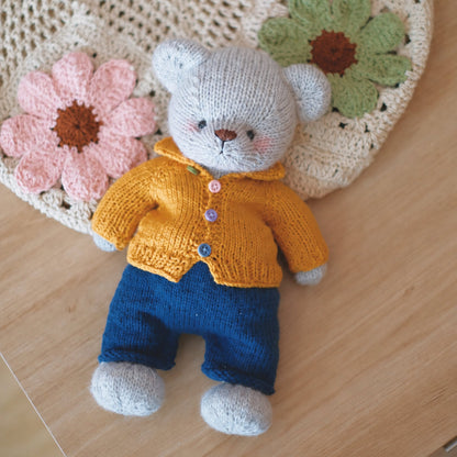 Cozy Teddy Bear Knitting Pattern