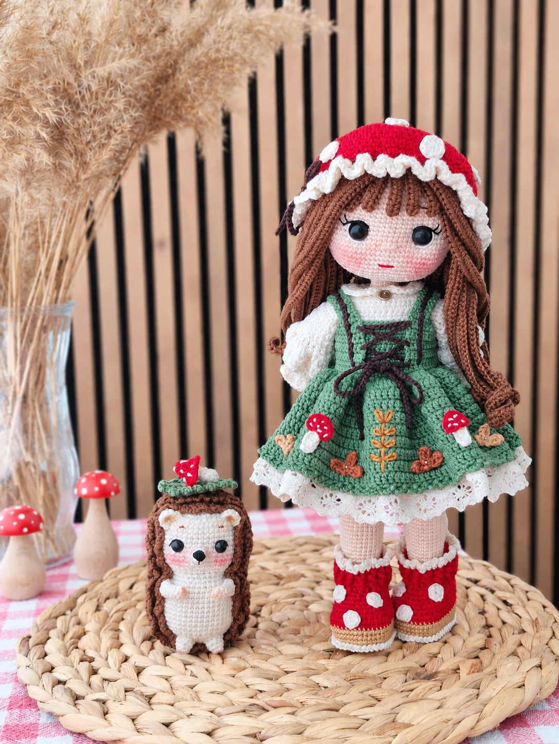 Whimsical Mushroom Doll Crochet Pattern