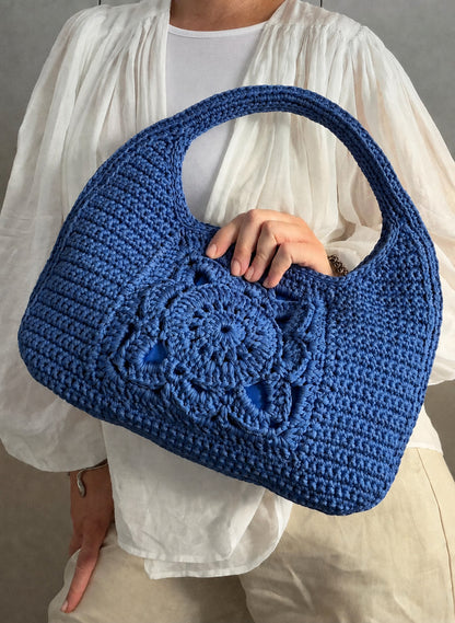 Raffia Wool Handbag Crochet Pattern