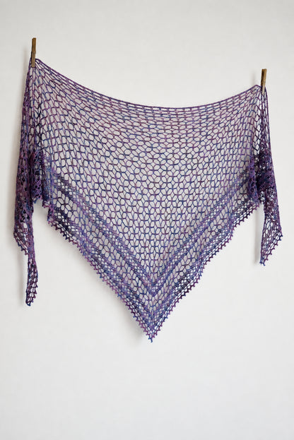 Nightfall Lace Shawl Crochet Pattern