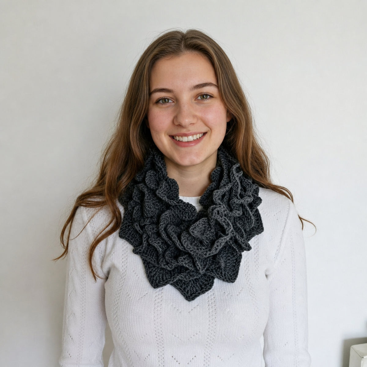 Easy Squirrel Cowl Knitting Pattern