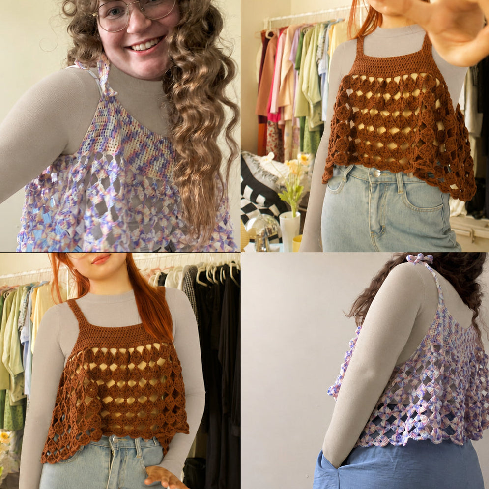 Yvette Flare Top Crochet Pattern