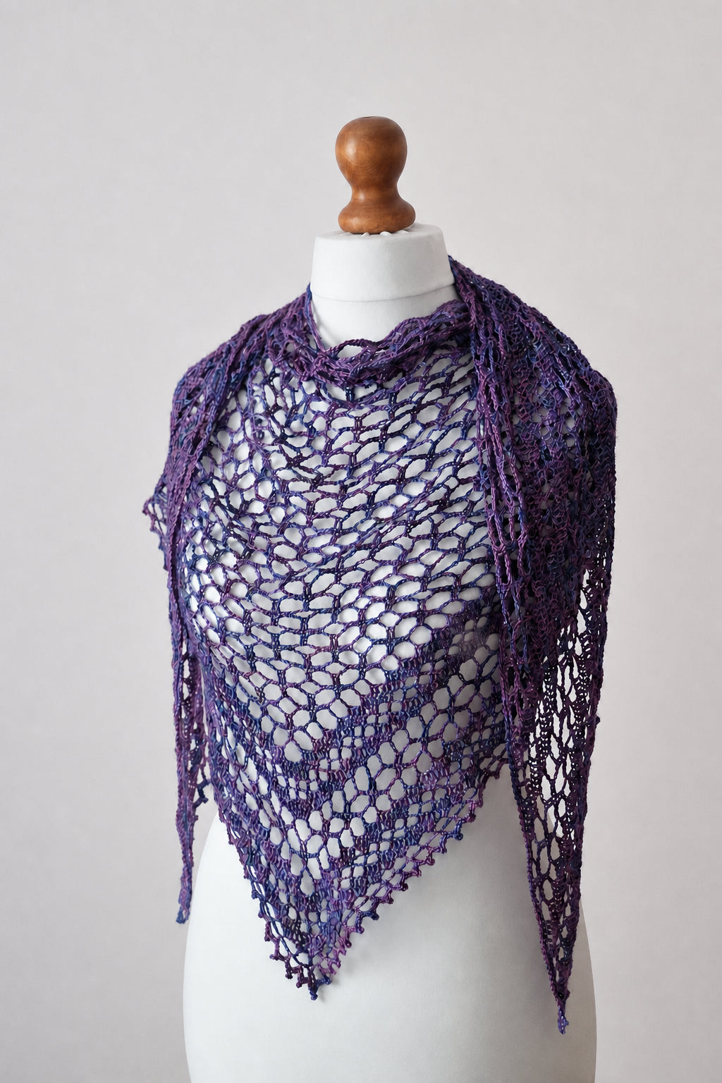 Nightfall Lace Shawl Crochet Pattern