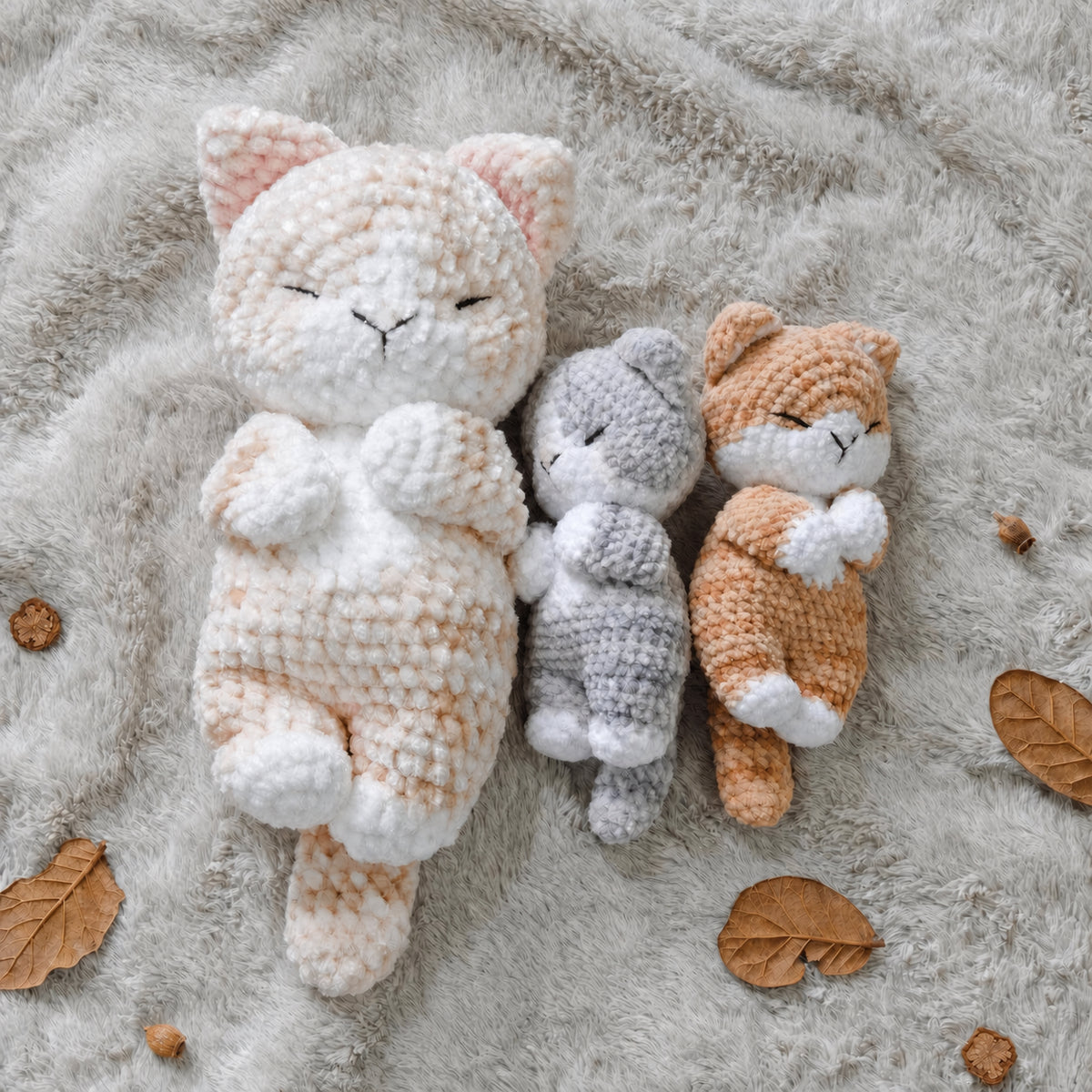 6 in 1 Kitty Collection Crochet Pattern