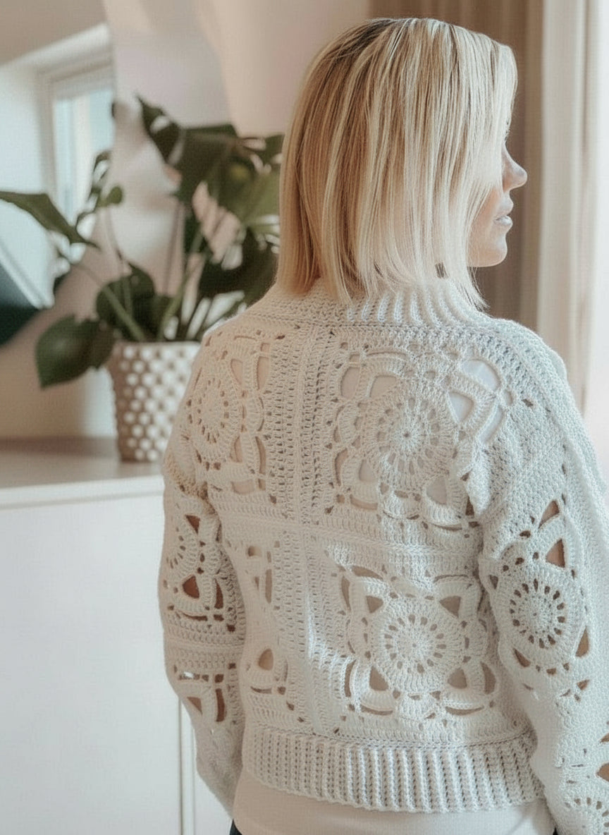 Teresa Granny Square Cardigan Crochet Pattern