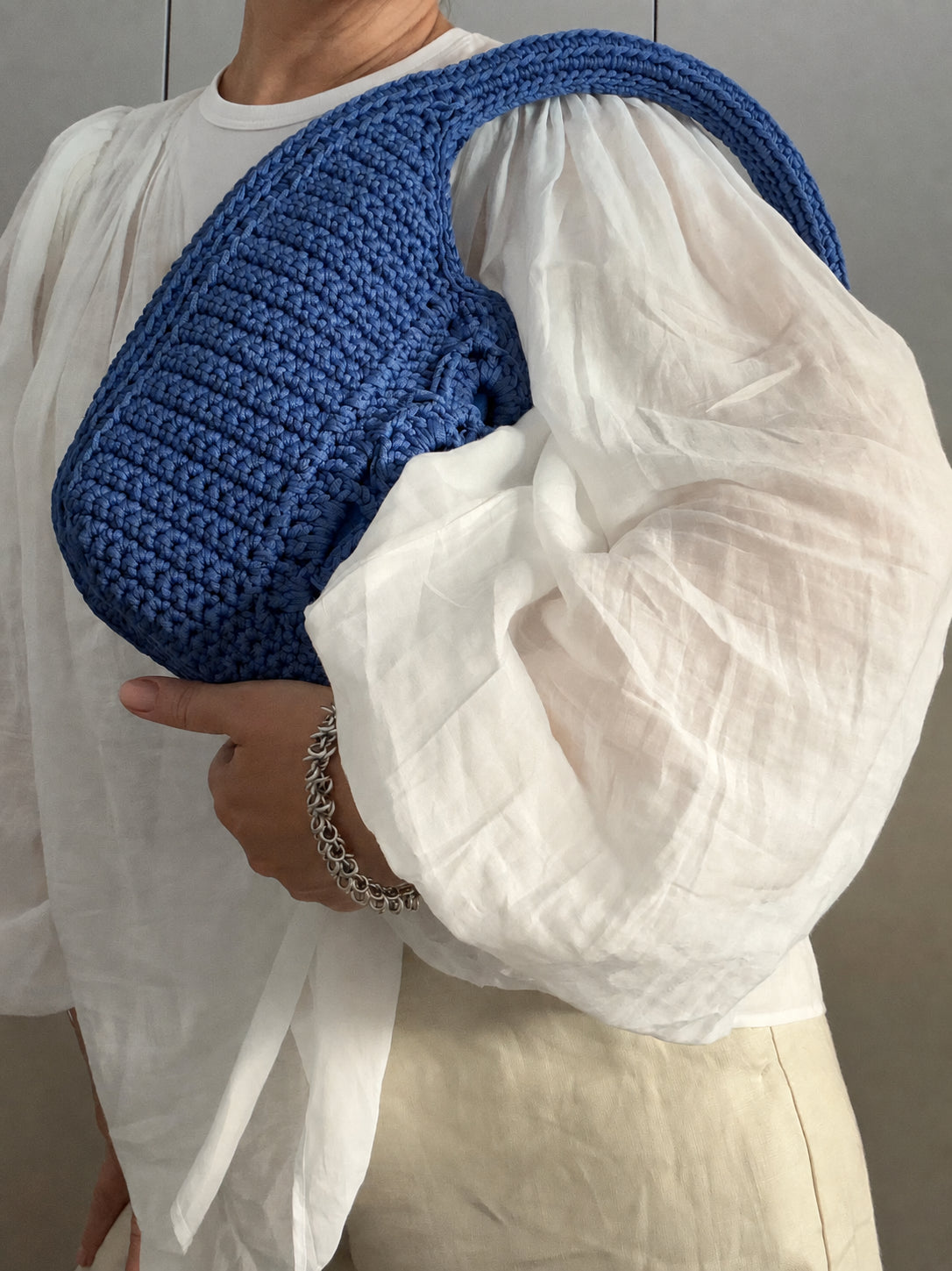 Raffia Wool Handbag Crochet Pattern