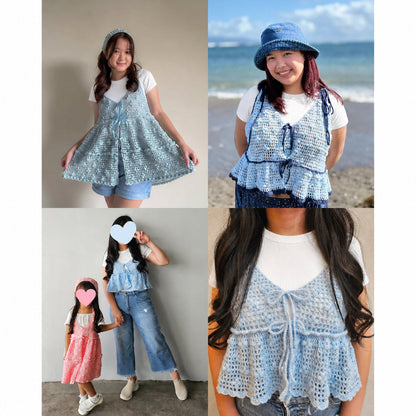 2 In 1 Layering Top/dress Crochet Pattern