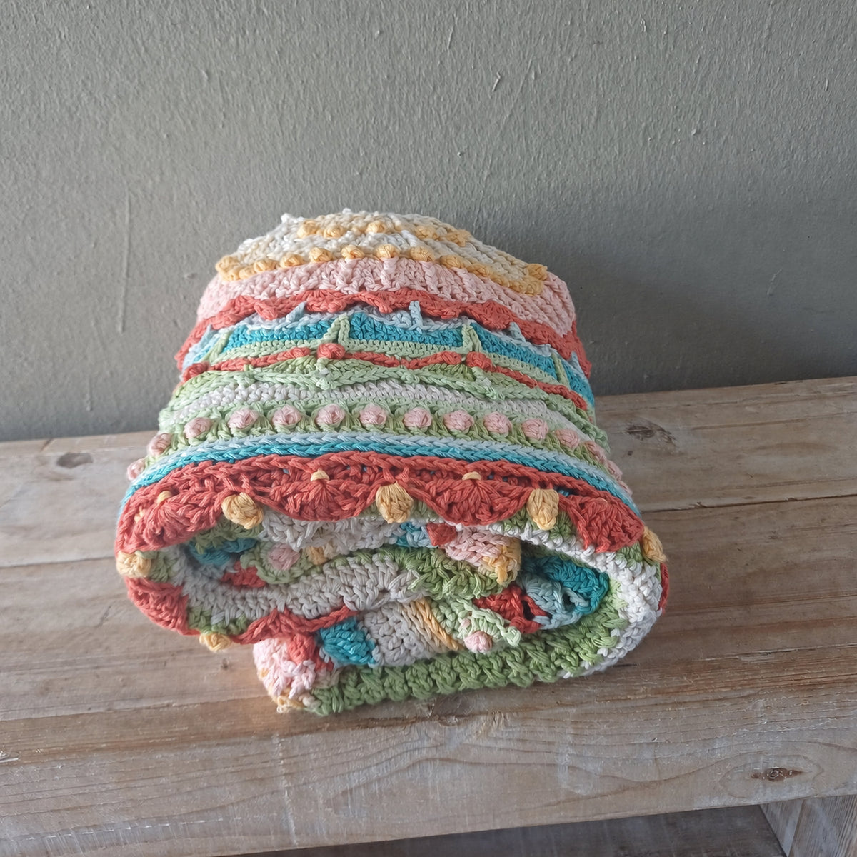Mandala Square Blanket Crochet Pattern