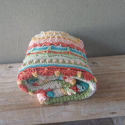Mandala Square Blanket Crochet Pattern