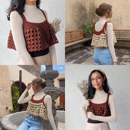 Yvette Flare Top Crochet Pattern