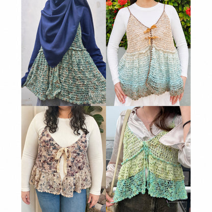 2 In 1 Layering Top/dress Crochet Pattern
