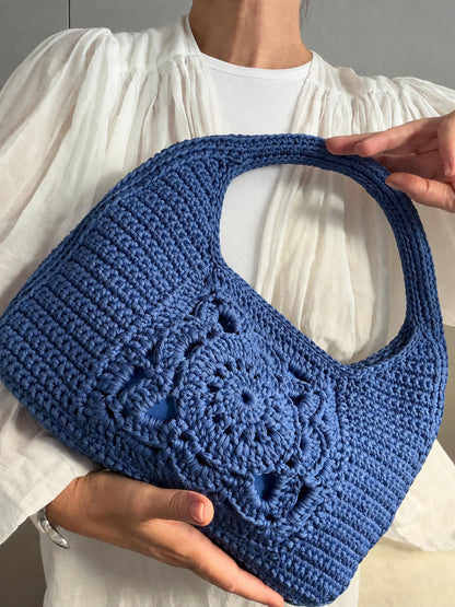 Raffia Wool Handbag Crochet Pattern