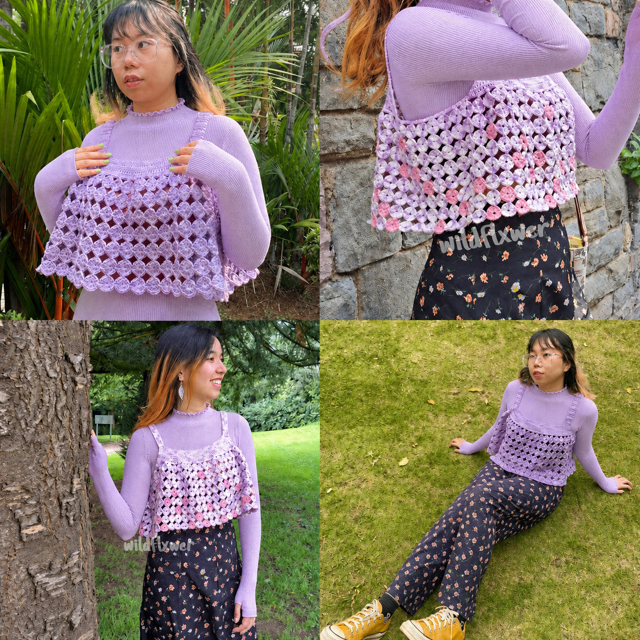 Yvette Flare Top Crochet Pattern