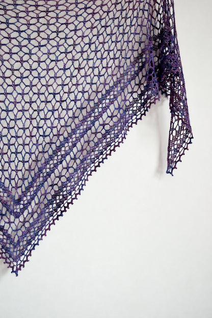 Nightfall Lace Shawl Crochet Pattern