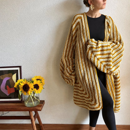 Maxi Cardigan Crochet Pattern
