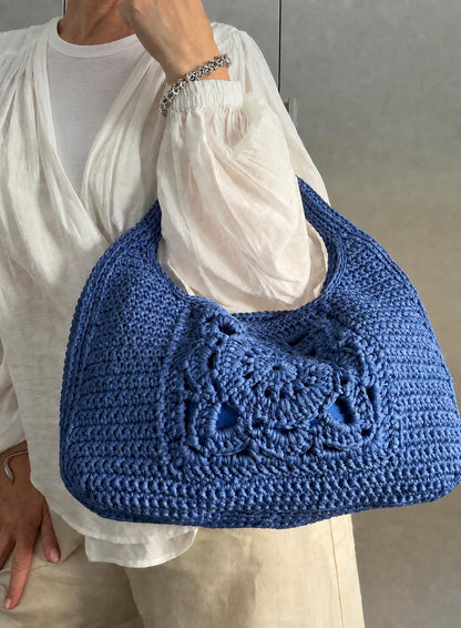 Raffia Wool Handbag Crochet Pattern