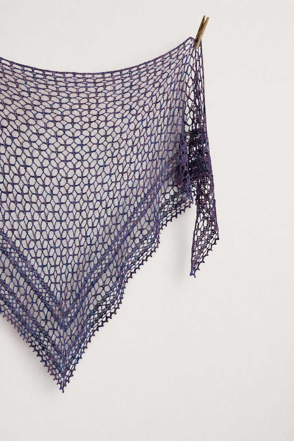 Nightfall Lace Shawl Crochet Pattern