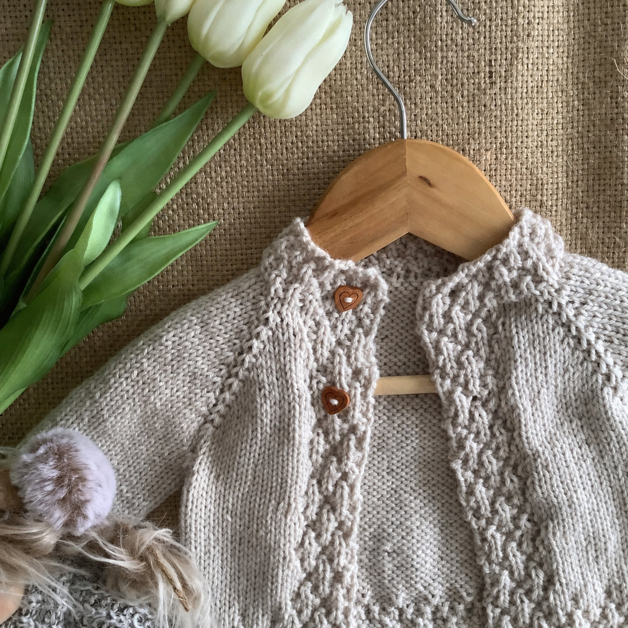 Pineapple Cardigan and Romper Knitting Pattern