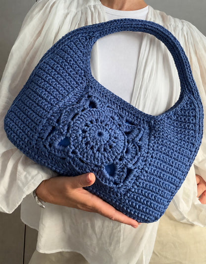 Raffia Wool Handbag Crochet Pattern