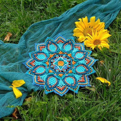 Doily Amethyst Mandala Crochet Pattern