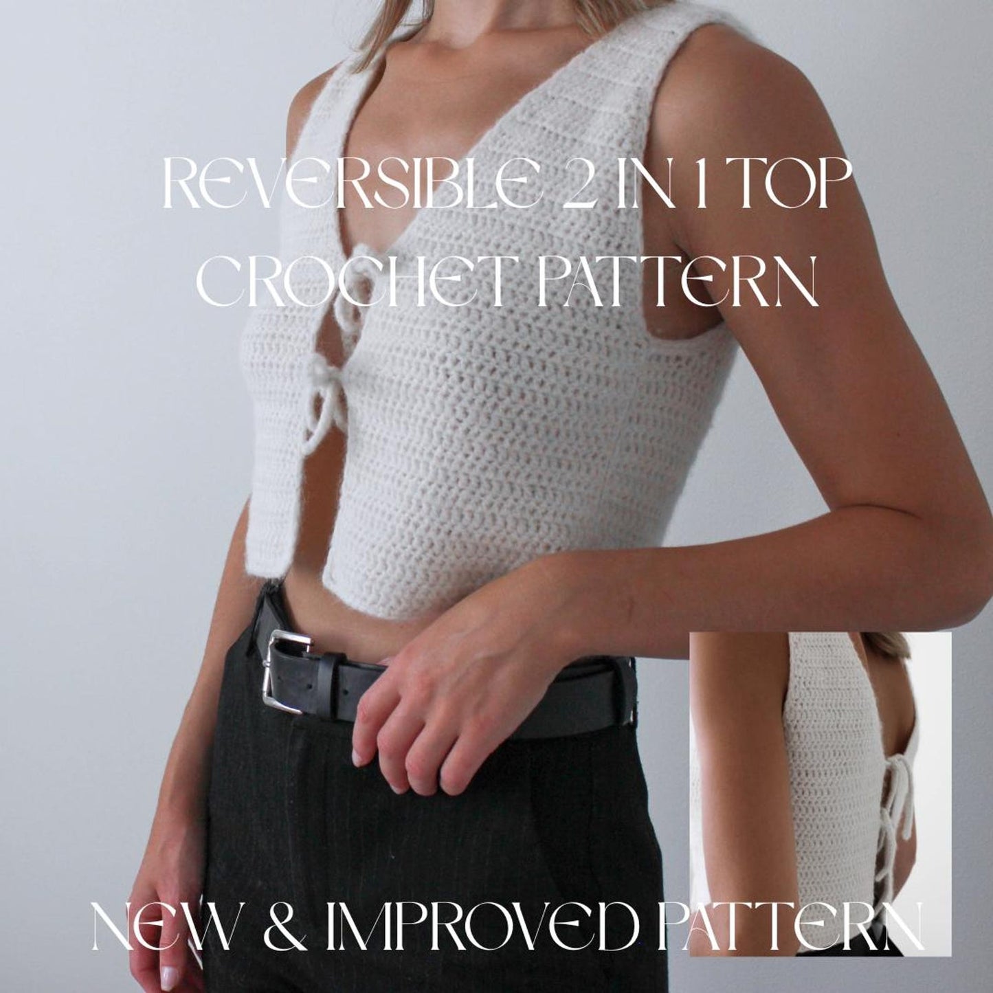 Button Up Top Crochet Pattern