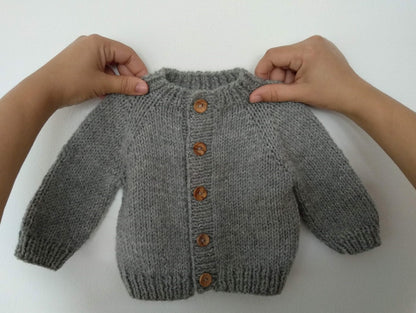 Calendula Kids Cardigan Knitting Pattern