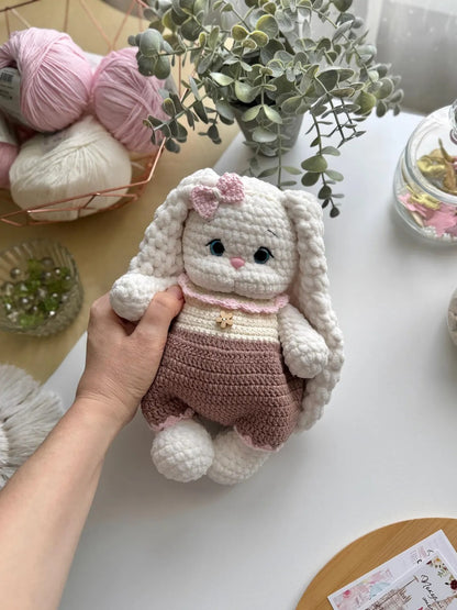 Plush Bunny & Cat Crochet Pattern