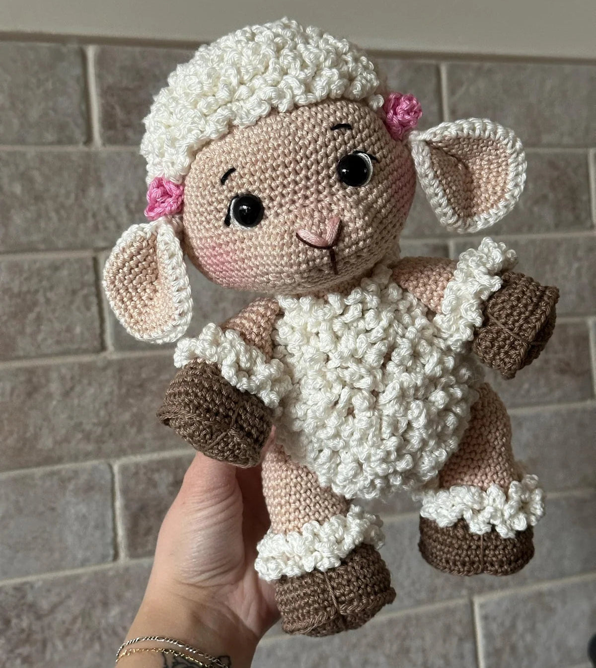 Plush Sheep Toy Crochet Pattern