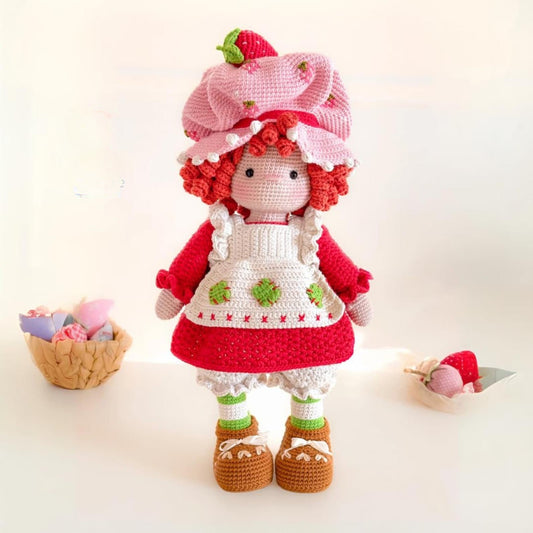 Strawberry Shortcake Amigurumi Doll Crochet Pattern