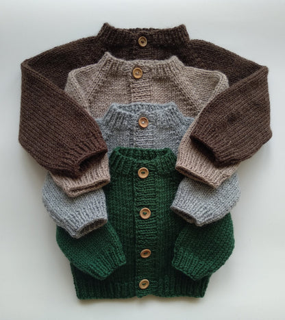 Calendula Kids Cardigan Knitting Pattern