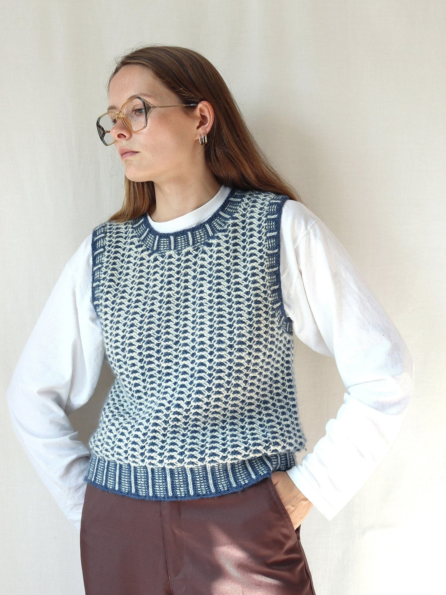 Wave Vest Knitting Pattern