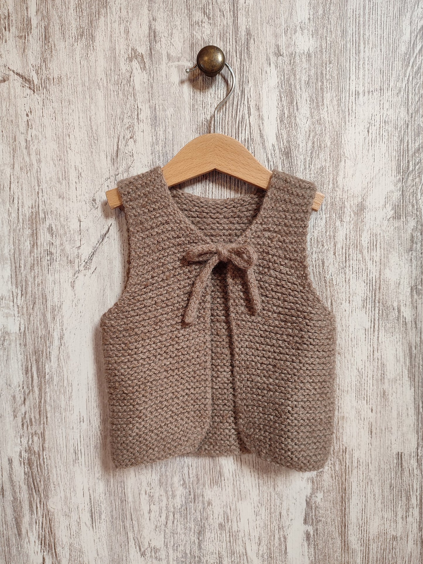 Woodlands Kids Waistcoat Knitting Pattern