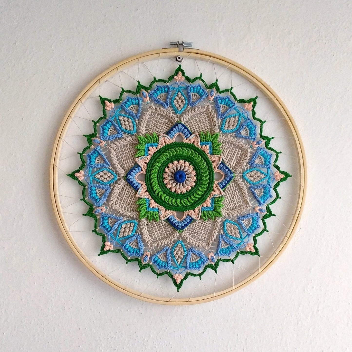 Doily Sapphire Mandala Crochet Pattern