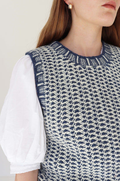 Wave Vest Knitting Pattern