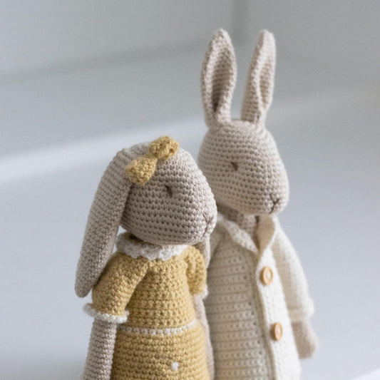 Mr & Mrs Bunny Amigurumi Crochet Pattern