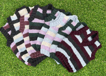 Wave Vest Knitting Pattern